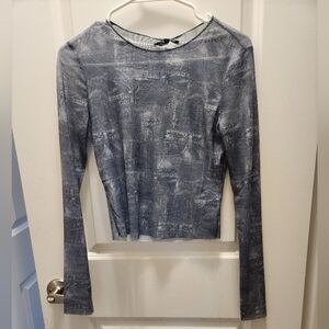 NWT Emory Park mesh crop top size small